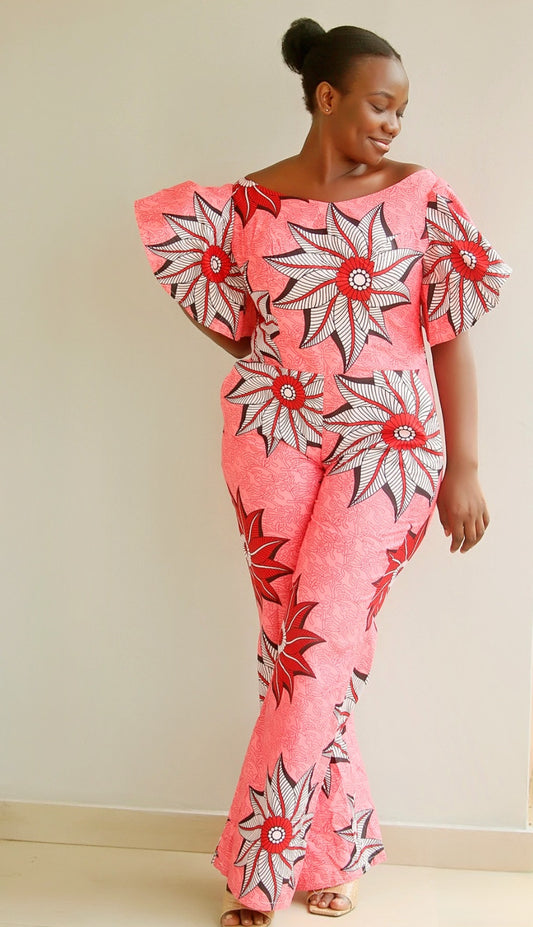 Antoinette Bold African Prints Jumpsuit