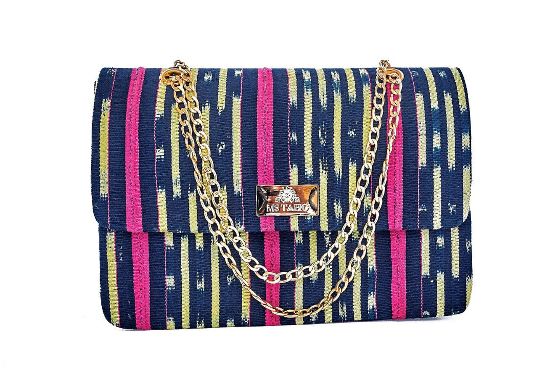 Adea Woven African Cotton Handbag