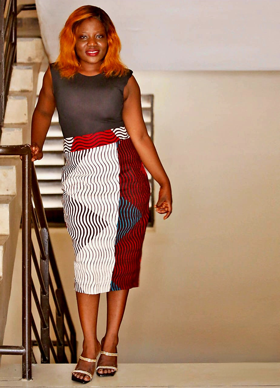 Danielle African Prints Pencil Skirt