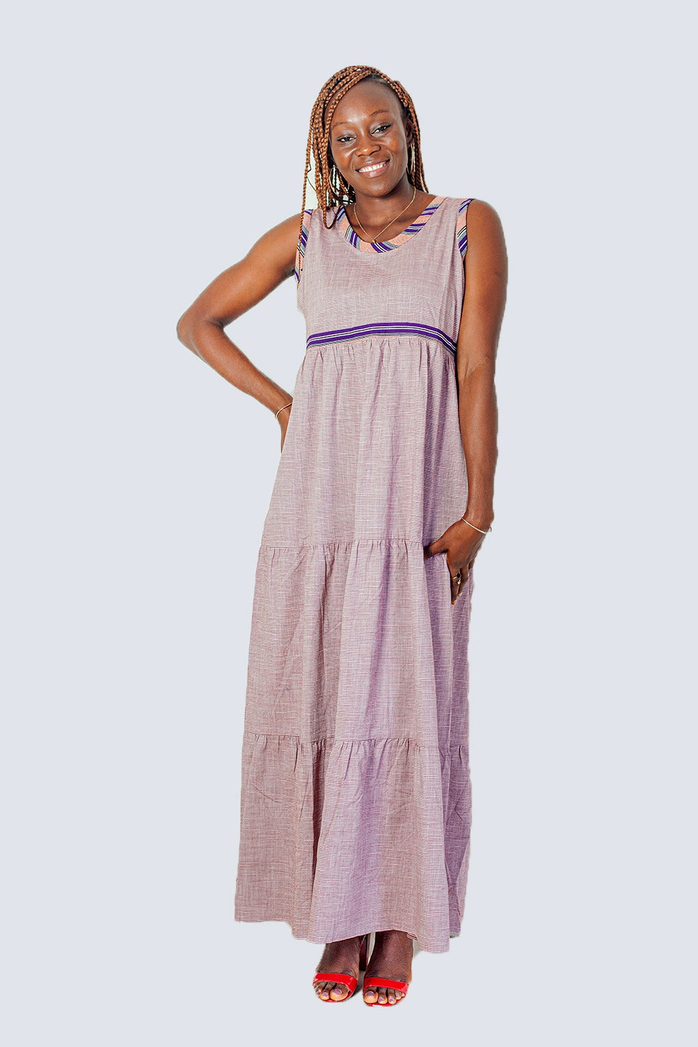 Sara Sleeveless Maxi Dress