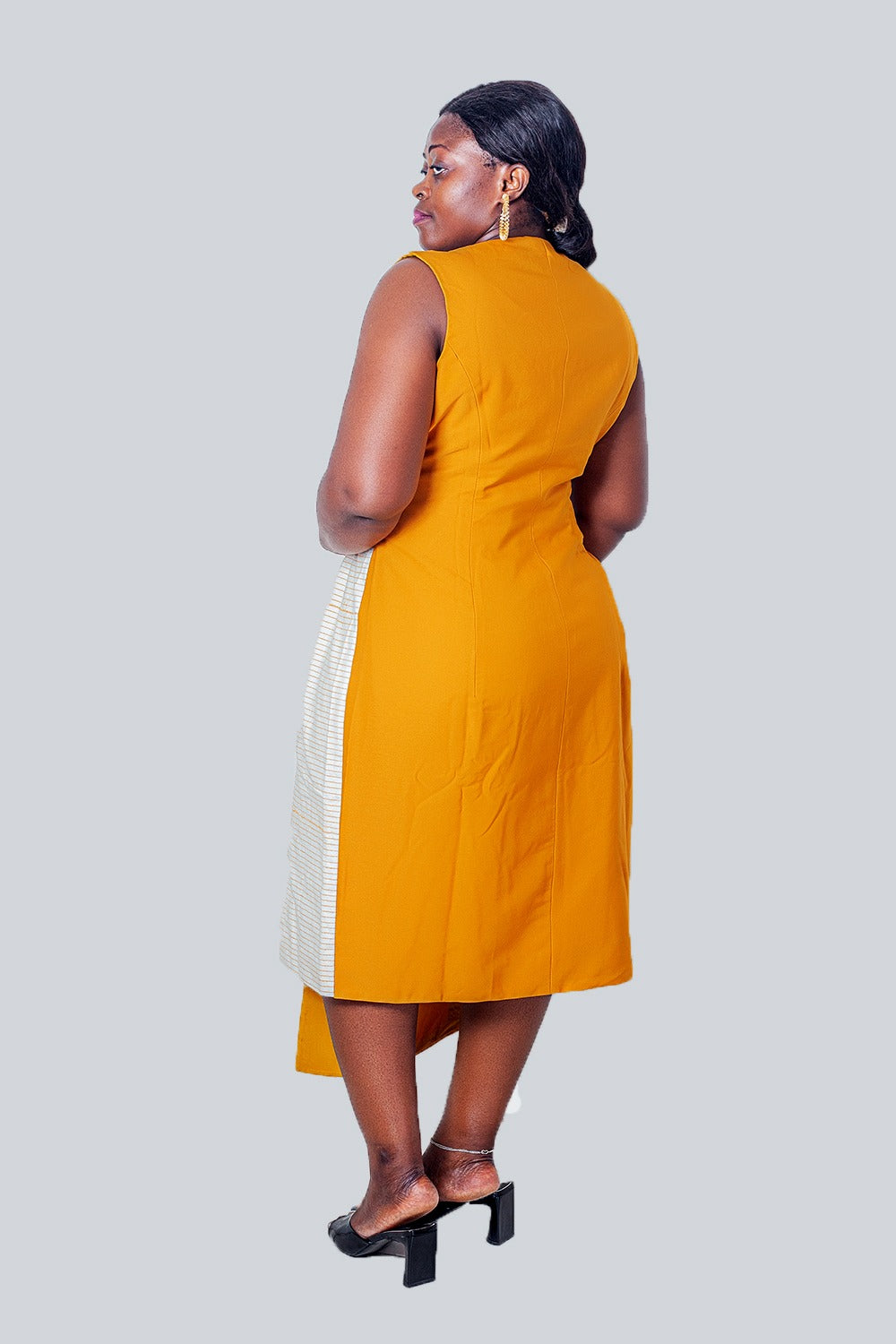 Makena Assymetric Sleeveless Dress