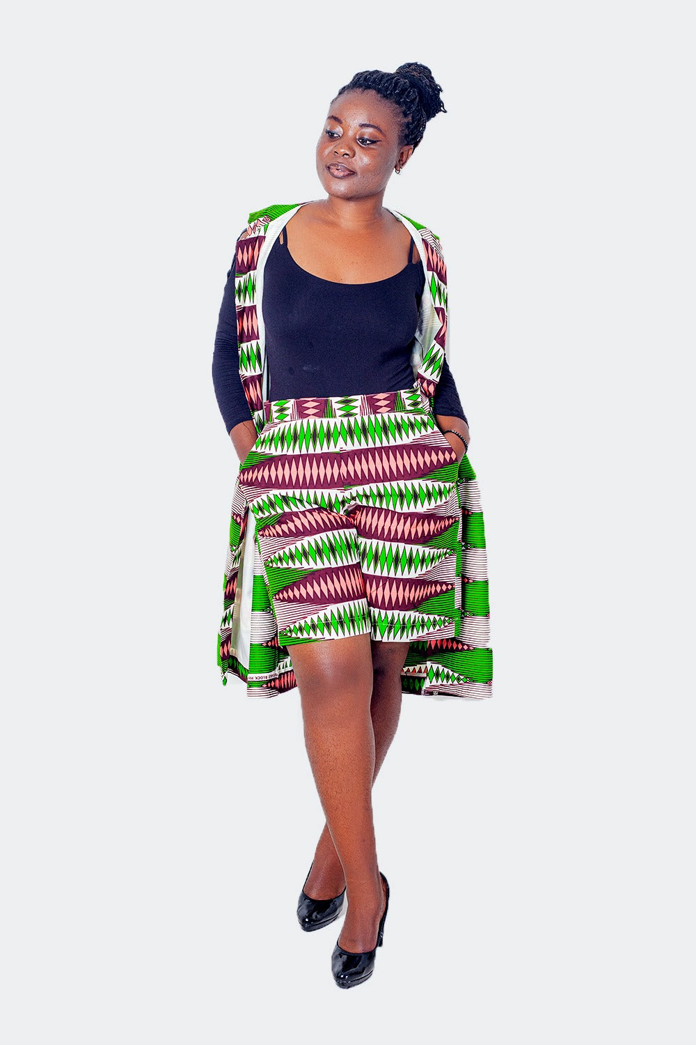 Christine African Prints Short Set