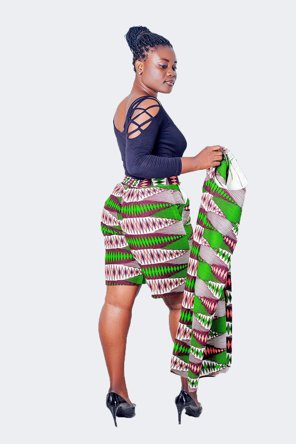 Christine African Prints Short Set