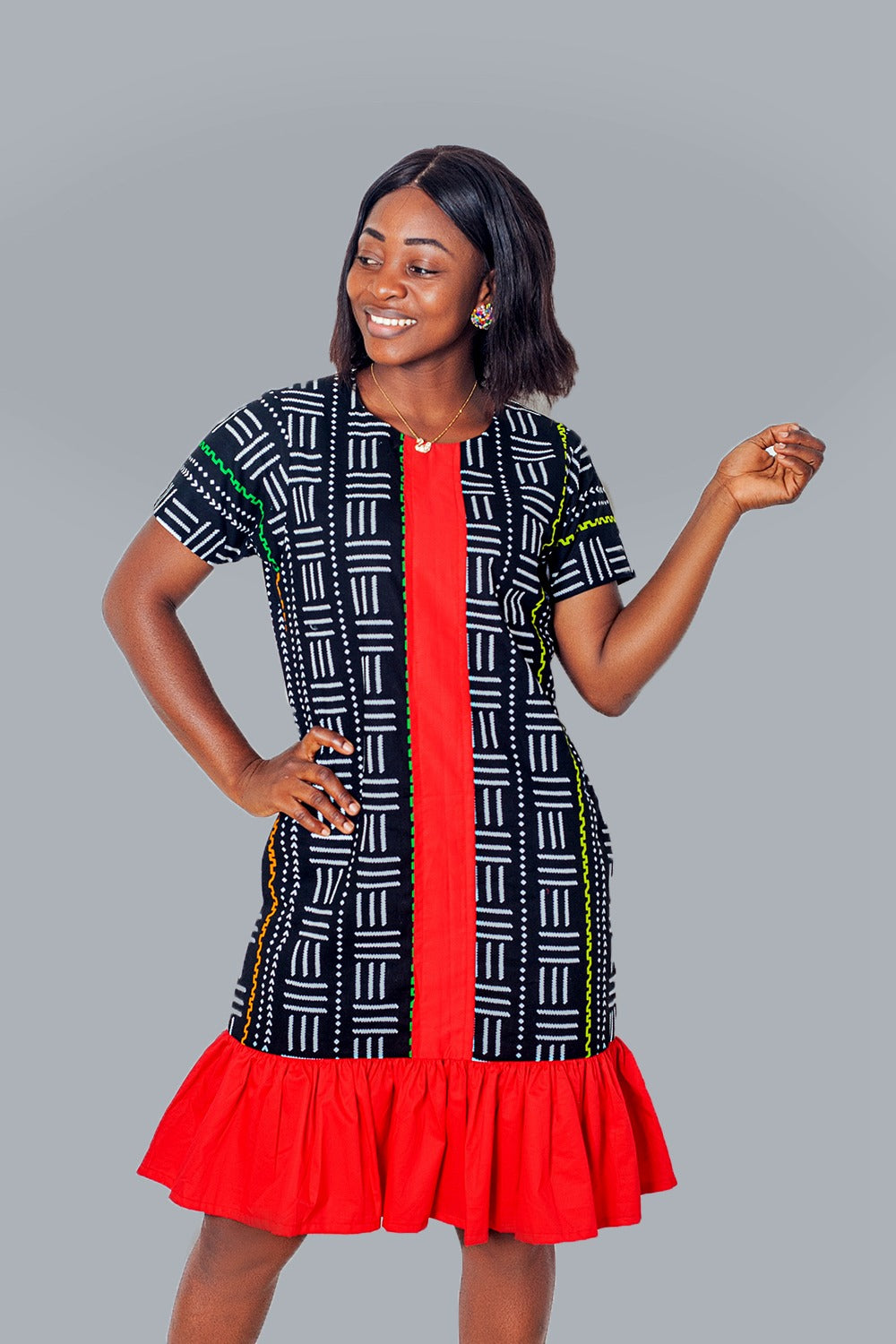 Noelle African Prints Dress